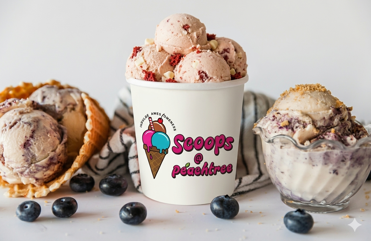 Spring ice cream flavors and blueberry muffin-inspired treats
