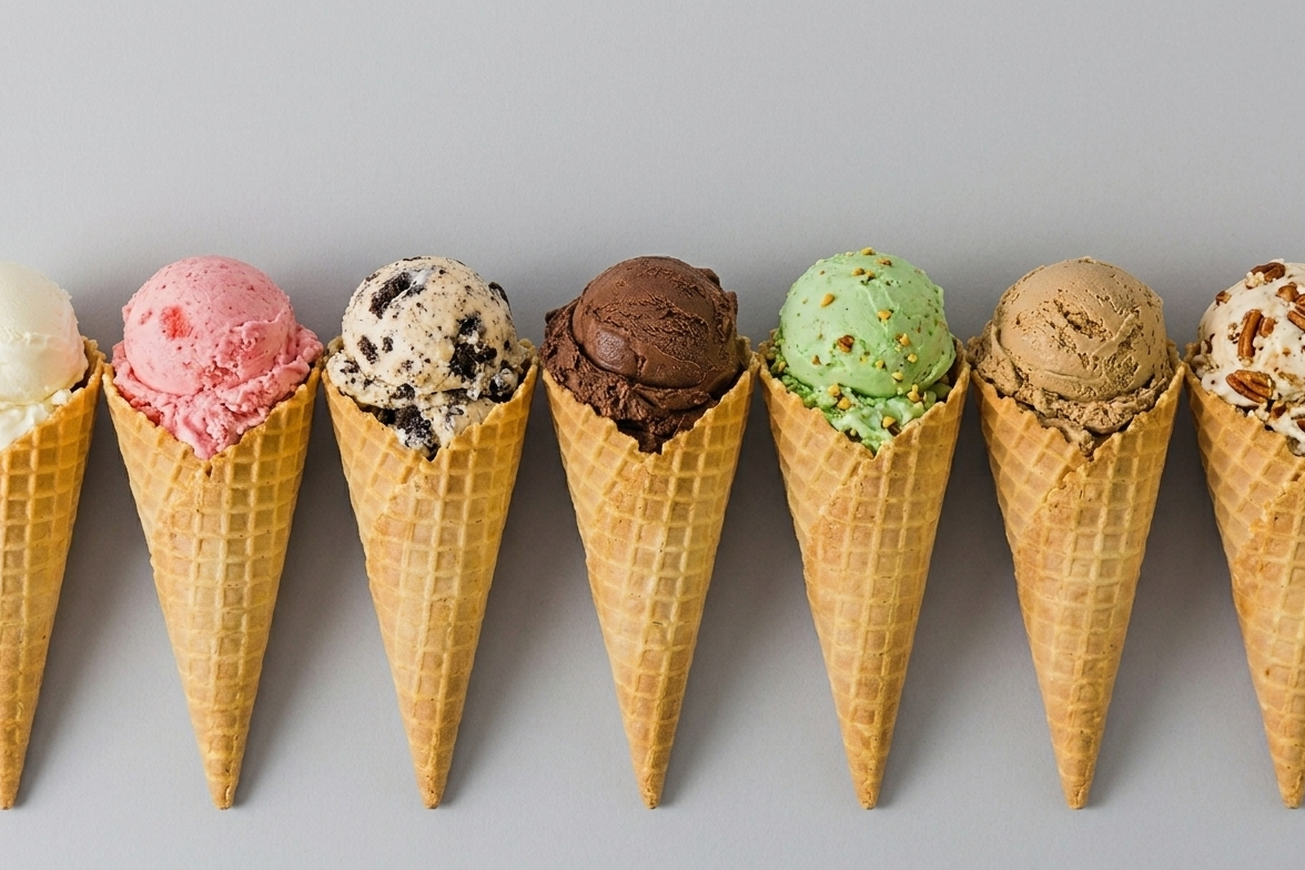 Scoops dessert spread